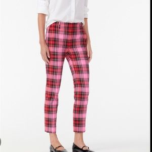 Jcrew Tartan Cameron Slim Pants